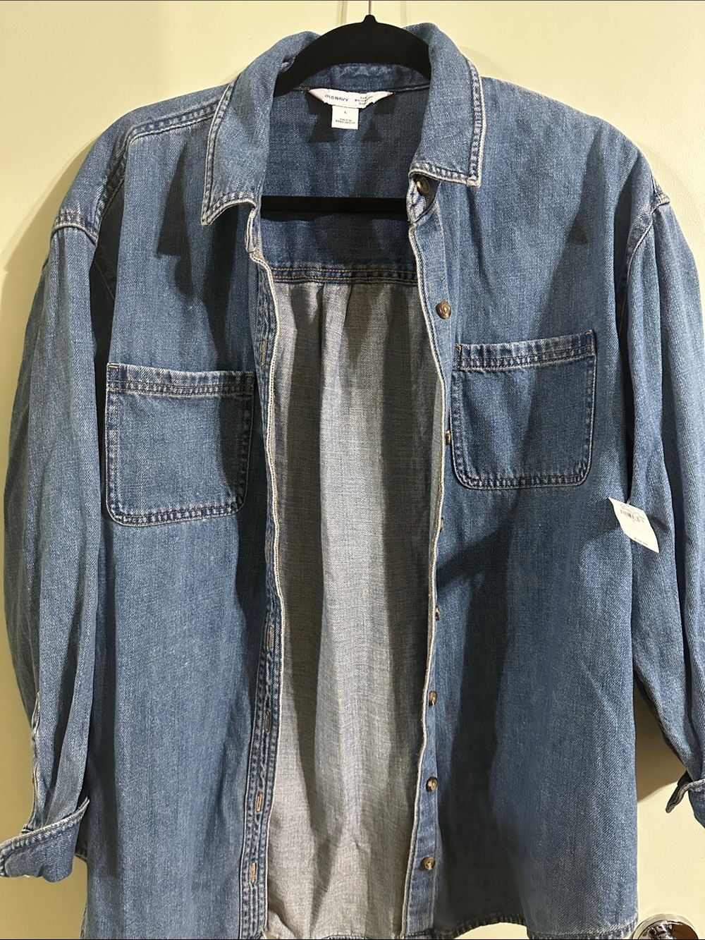 Old Navy Light Blue Denim Overshirt Jacket